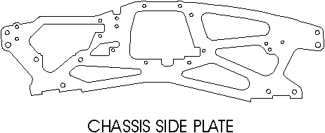 HPI Savage chassis side plate