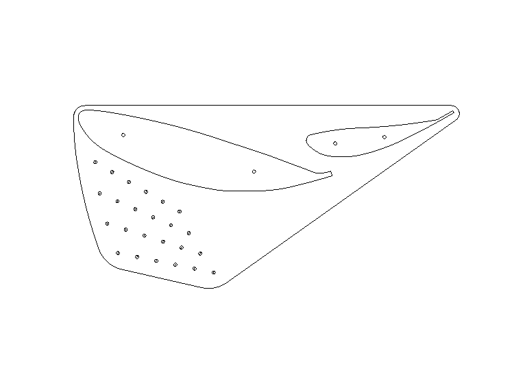 outline image of wing endplate